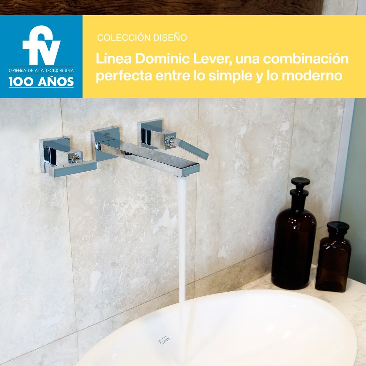 Juego de Baño Línea Dominic Lever - FV - Imagen 6