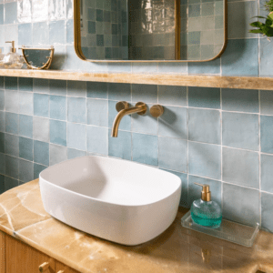 Juego de Baño Linea Fabric Dorado - Peirano