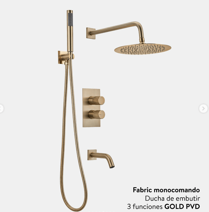 Juego de Baño Fabric Monocomando - Peirano - Imagen 7