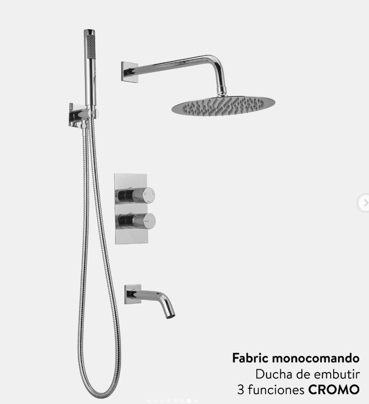 Juego de Baño Fabric Monocomando - Peirano - Imagen 6