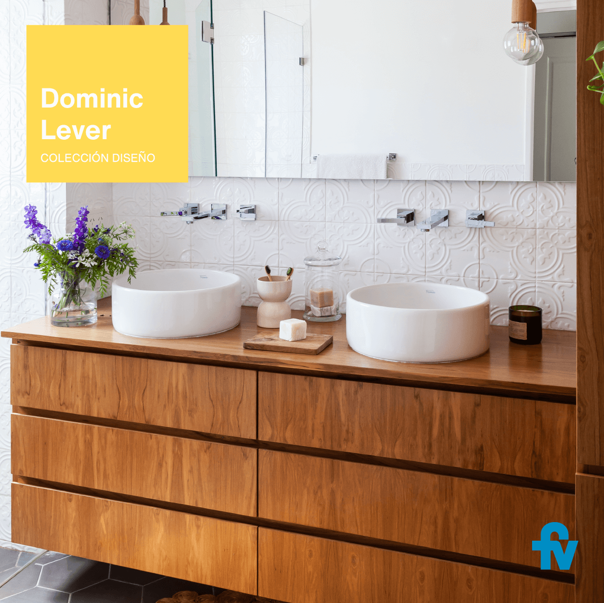 Juego de Baño Línea Dominic Lever - FV - Imagen 2