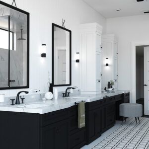 Juego de Baño Linea Up Negro– Andez