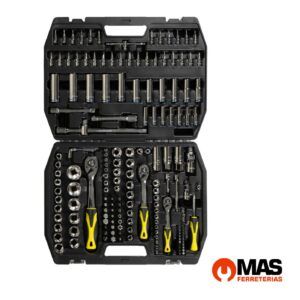 Juego de Bocallaves 171 piezas – encastre 1/4″ – 1/2″ – 3/8″ Con Maletín - CrossMaster