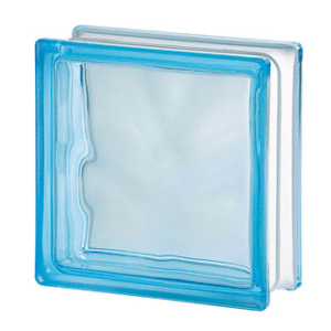 Ladrillo de Vidrio Nube Aguamarina - Vitroblock