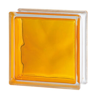 Ladrillo de Vidrio Nube Amarillo - Vitroblock