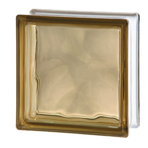 Ladrillo de Vidrio Nube Bronce - Vitroblock