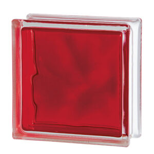 Ladrillo de Vidrio Nube Rojo - Vitroblock