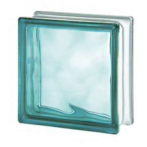 Ladrillo de Vidrio Nube Turquesa - Vitroblock